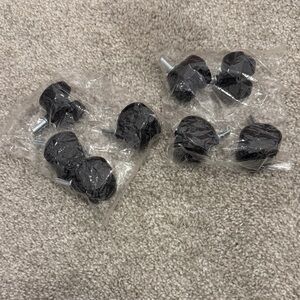 Black Cart Caster Set
